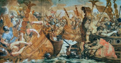 Battle of the Milvian Bridge, 312 AD: Defeat of Maxentius by Constantine by Unbekannt Unbekannt